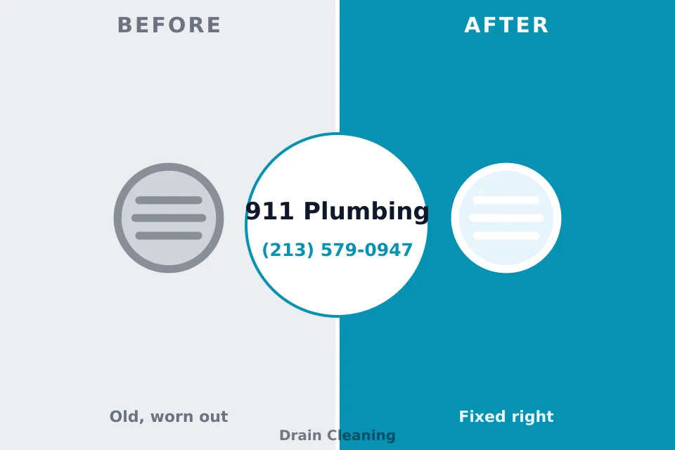 Before and after: plumbing repair Bloomingburg, OH